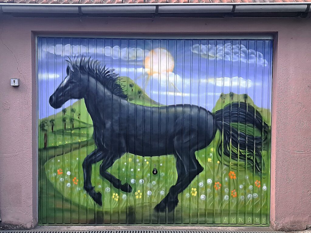 Pferdestärken (Lack/ Blech, 2 x 2,5 m)