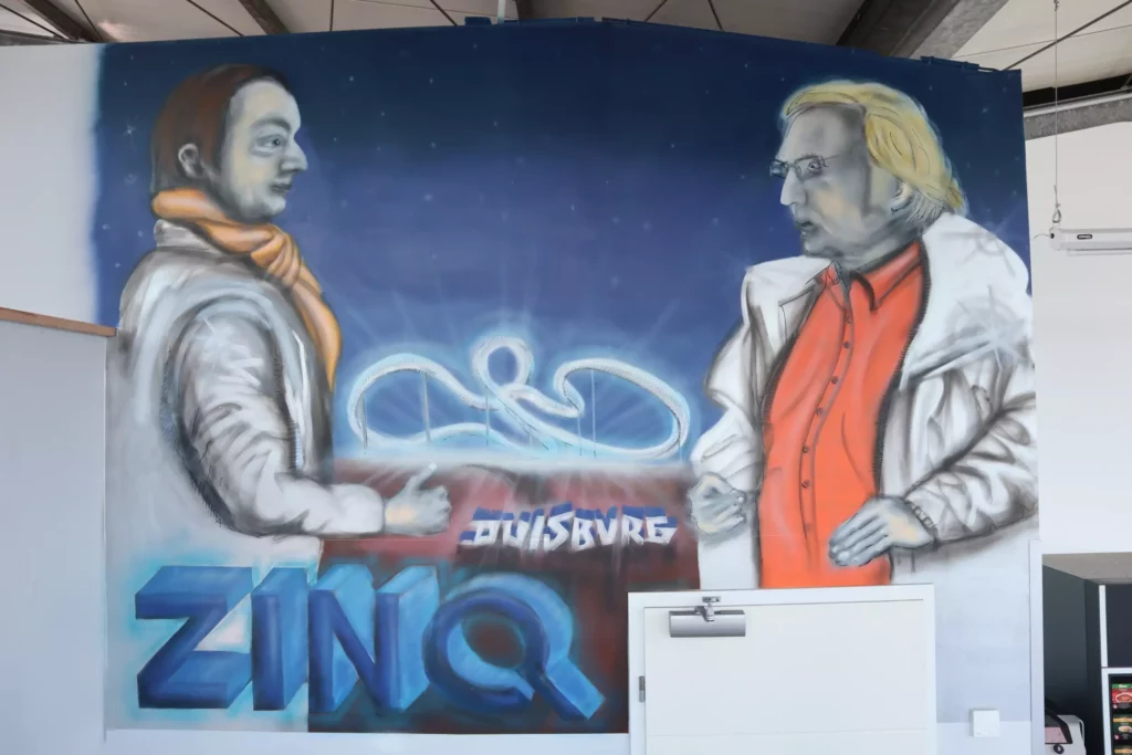 ZINQ (Lack auf Wand, 3 x 2,5m)