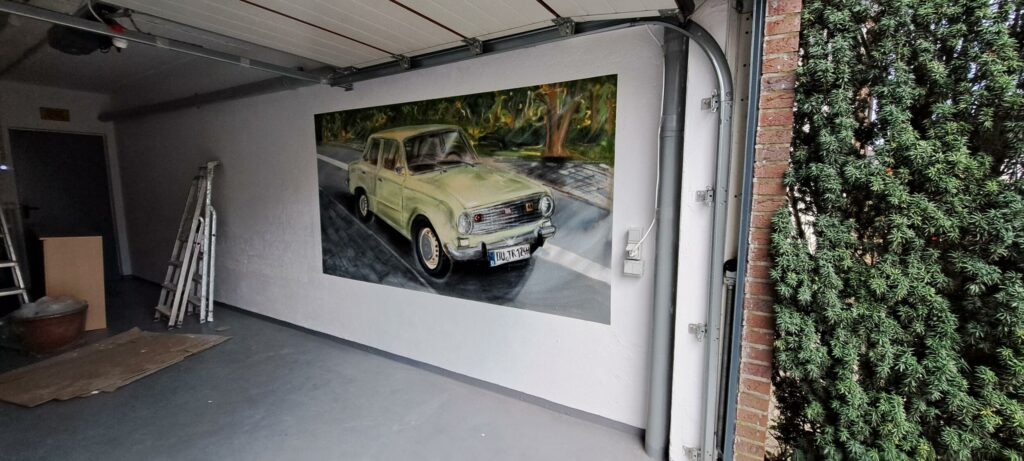 Oldtimer(Lack/Wand, 1,3 x 3,3m)