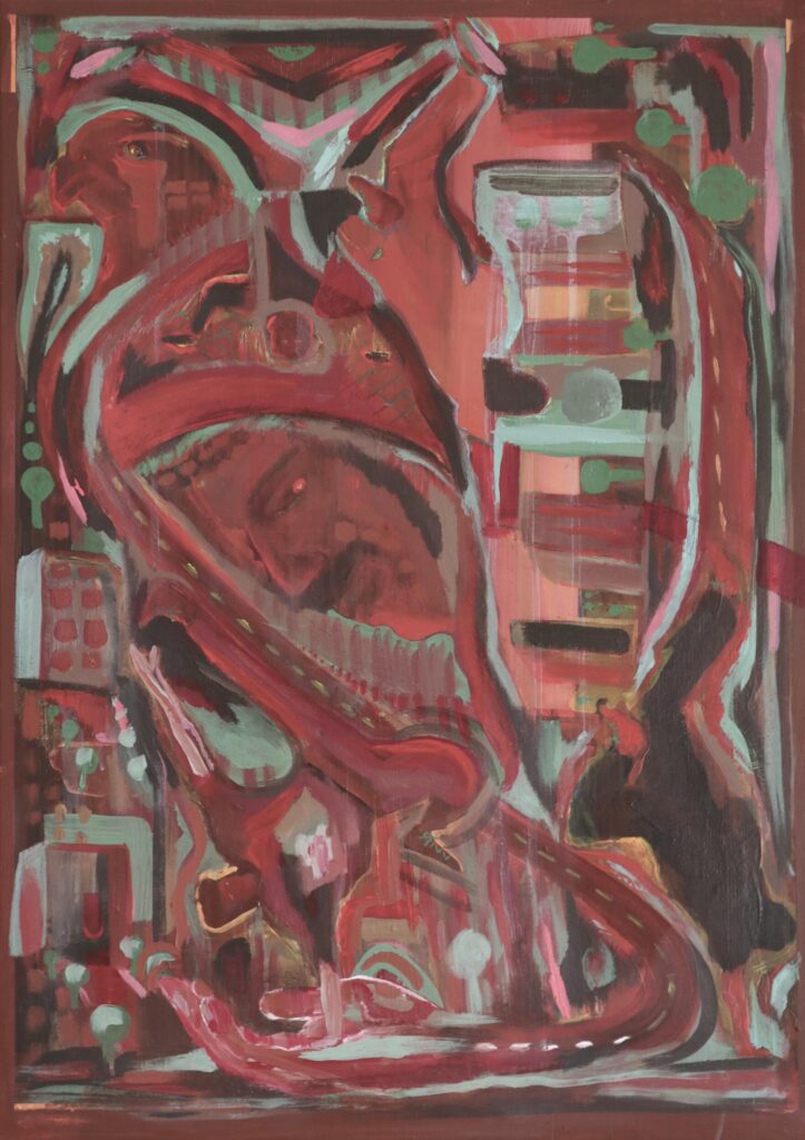 Der Breakdancer (Acryl/Leinwand, 50 x 70cm - 2025)