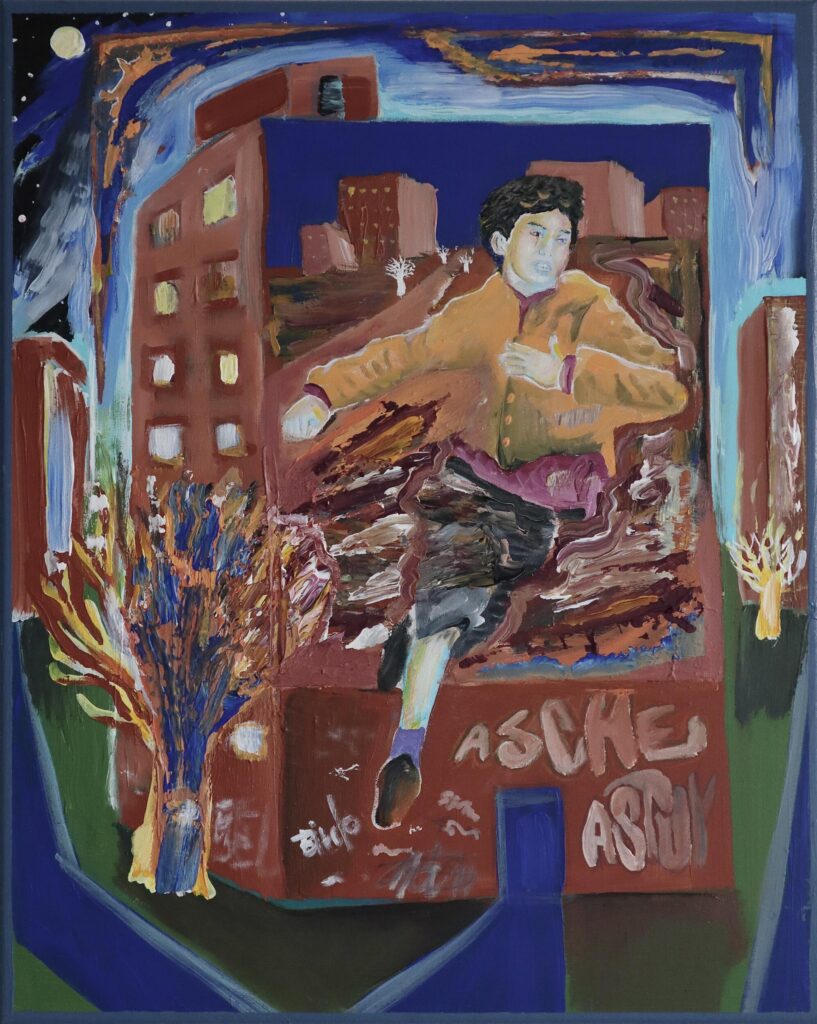 Das Oliver Twist-Gebäude (Acryl/Leinwand 50 x 40 cm - 2026)